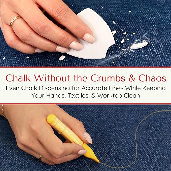 Fabric Markers for Sewing – Ergonomic Tailors Chalk Pen - Image 7