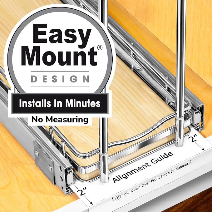 LYNK PROFESSIONAL® Élite™ Pull Out Spice Rack Organizer