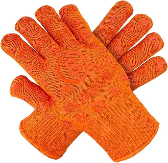 Grill Armor Oven Gloves 932°F Extreme Heat & Cut Resistant Oven Mitts by GrillArmorGloves