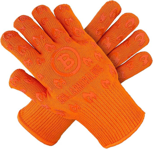 Grill Armor Oven Gloves 932°F Extreme Heat & Cut Resistant Oven Mitts by GrillArmorGloves