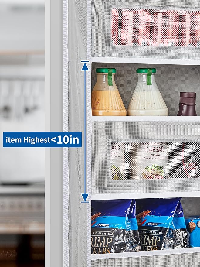 JARLINK Over The Door Organizer, 5 Shelf Door Hanging Organizer - Image 5