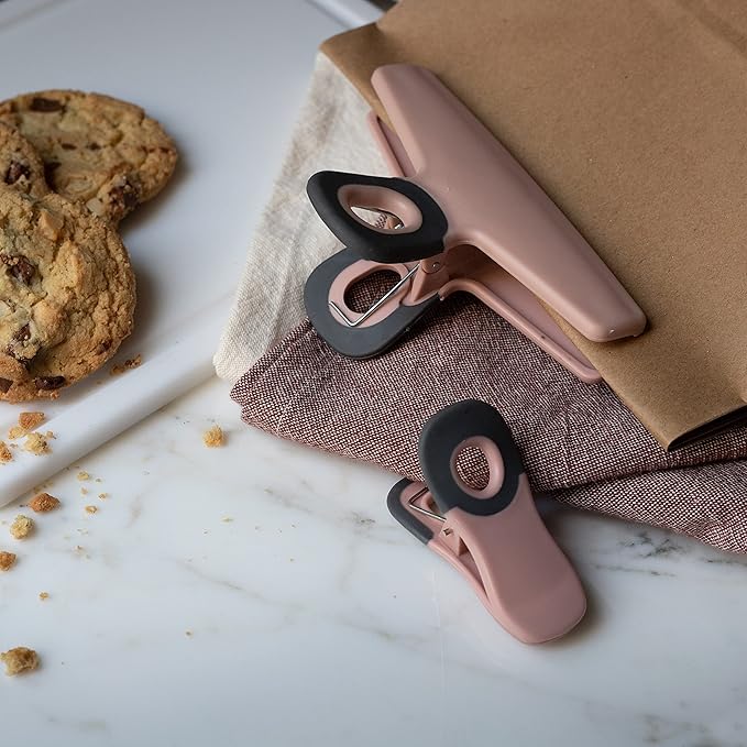 COOK WITH COLOR Bag Clips, Heavy Duty Chip Clip and Refrigerator Magnet Clips - Image 3