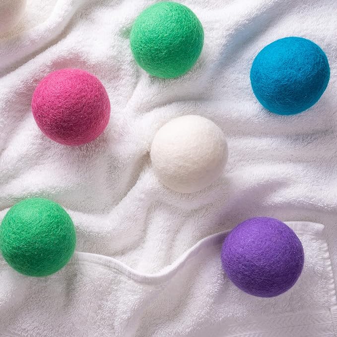 Woolzies Wool Dryer Balls Organic Big Wool Spheres Best Fabric Softener | - Image 4