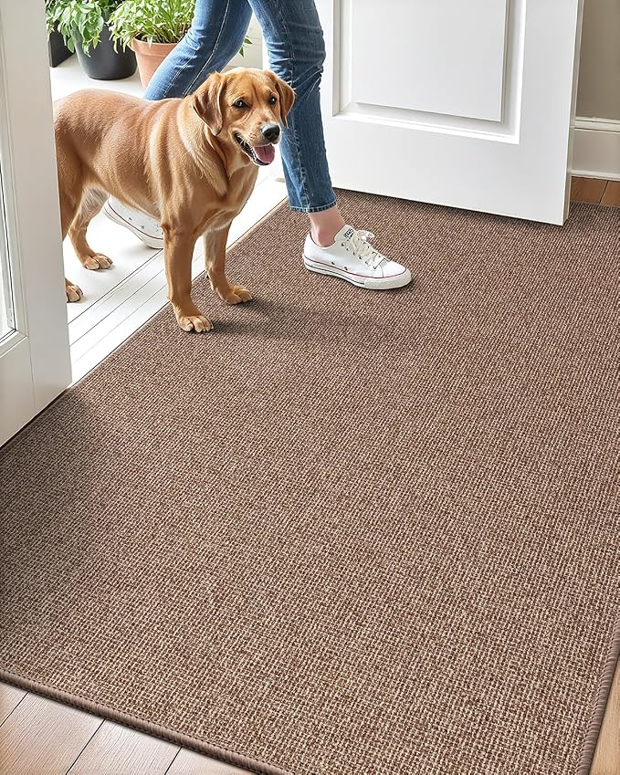 LUMI Indoor Door Mat 36"x59", Ultra Thin Low Profile Non-Slip Doormat by LUMI