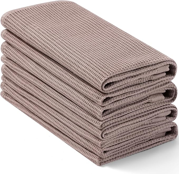 Homaxy 100% Cotton Waffle Weave Kitchen Towels by Homaxy