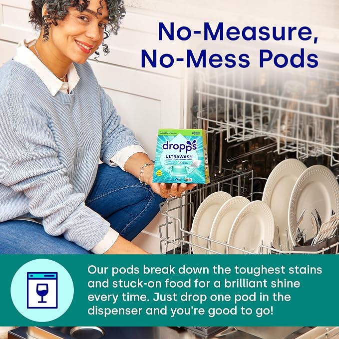 Dropps UltraWash Dishwasher Pods, Unscented - Image 4