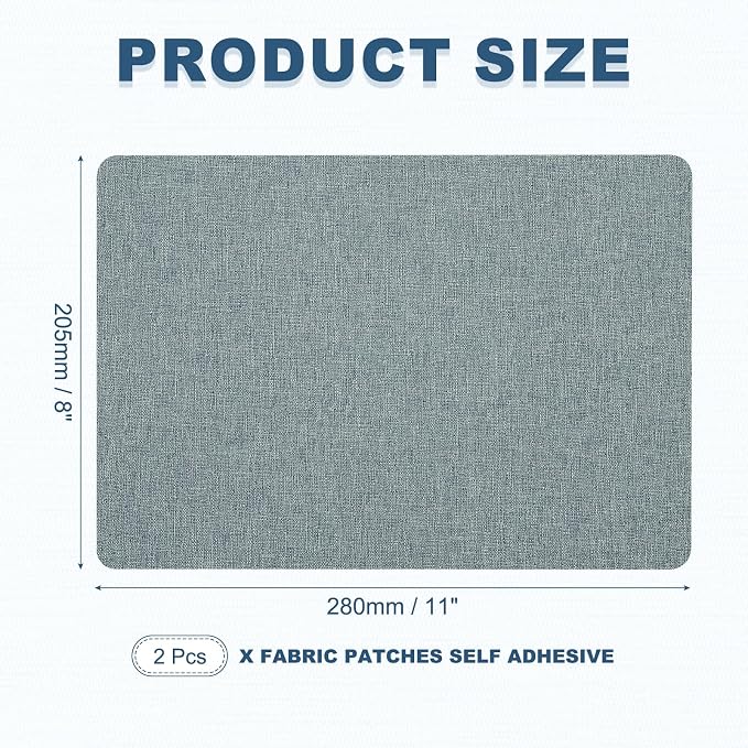 PATIKIL 8x11 Inch Linen Repair Patches - Image 2