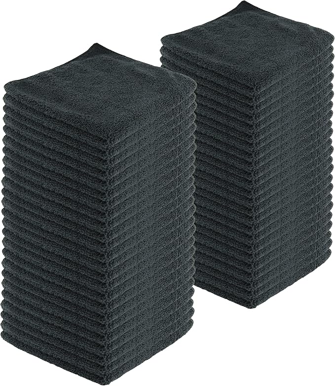 Microfiber Cleaning Cloths, 240 Pack, All-Purpose, Highly Absorbent, Washable by JDHomease