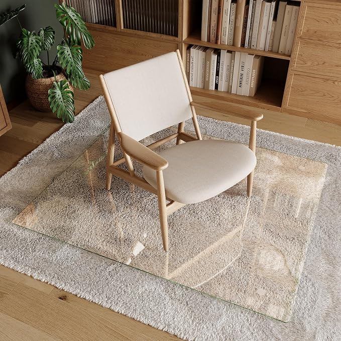 Koonmi Tempered Glass Chair Mat 40"x48" - Image 4