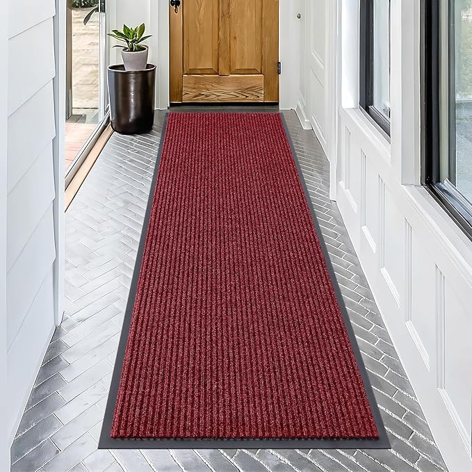 OLANLY Front Door Mat Indoor Outdoor Entrance, Waterproof Heavy Duty Doormat by OLANLY