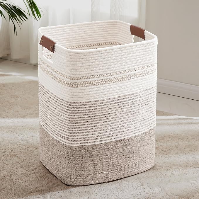 85L Tall Laundry Hamper with Handles by ELEVATEDELEGANCETIMELESSSTYLE