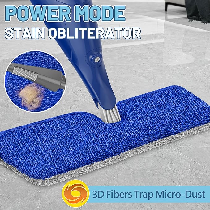 Papclean Spray Mops for Floor Cleaning: Double Sided Dust Mop for Hardwood Wood - Image 5