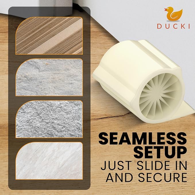 Ducki 2 Pack Door Wedge Stopper - 3 in 1 Thermoplastic Rubber Door Stop Wedge - Image 5