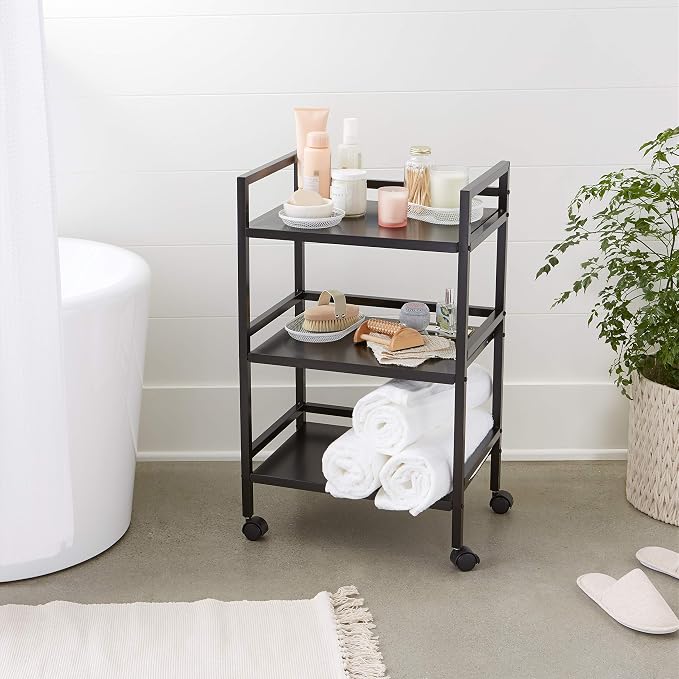 Amazon Basics 3-Tier Metal Rolling Cart - Image 9