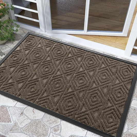 Yimobra Door Mat, Outdoor Indoor Entrance Welcome Mat, Heavy Entry Front Door by Yimobra
