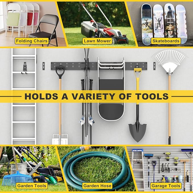 Ultrawall Garage Storage Organization, Versatile Storage Hooks Garden Tool - Image 6