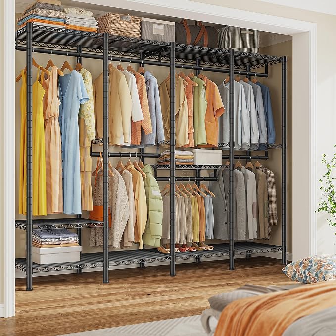 Raybee Clothes Rack Heavy Duty 1100 LBS Capacity Clothing Racks - Image 5