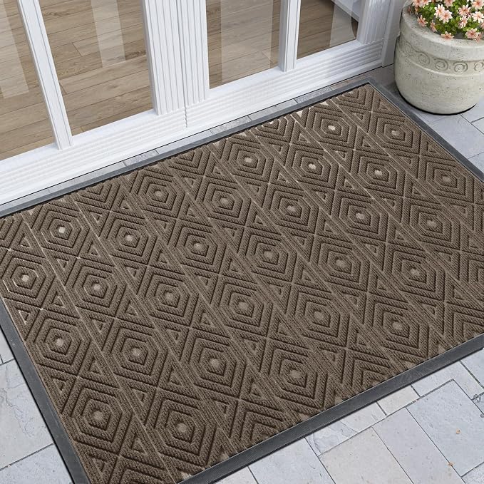 Yimobra Door Mat, Outdoor Indoor Entrance Welcome Mat, Heavy Entry Front Door by Yimobra