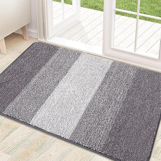 Kitinjoy Indoor Outdoor Door Mat, 32x20 Non-Slip Absorbent Dirt Trapper by Kitinjoy