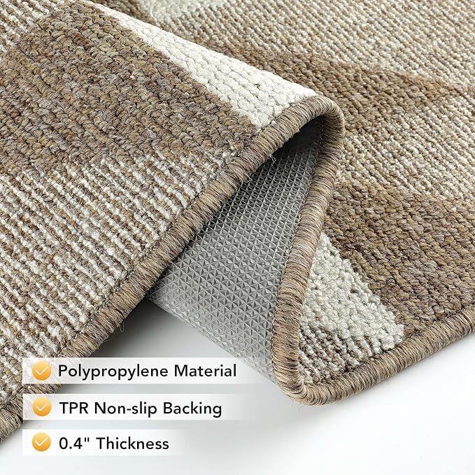 hicorfe Indoor Doormat, Low-Profile Absorbent Resist Dirt Entryway Doormat - Image 3