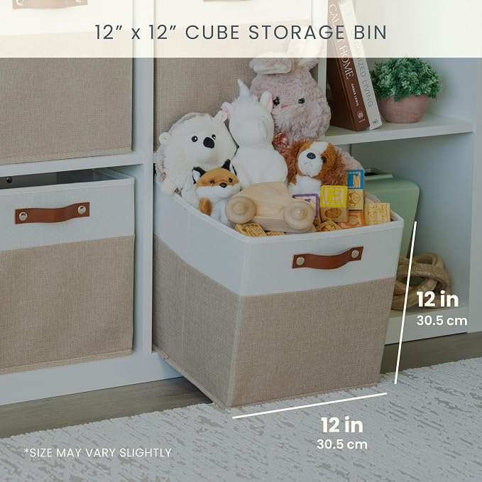 OrganiHaus 12x12 Fabric Storage Bins - Image 2
