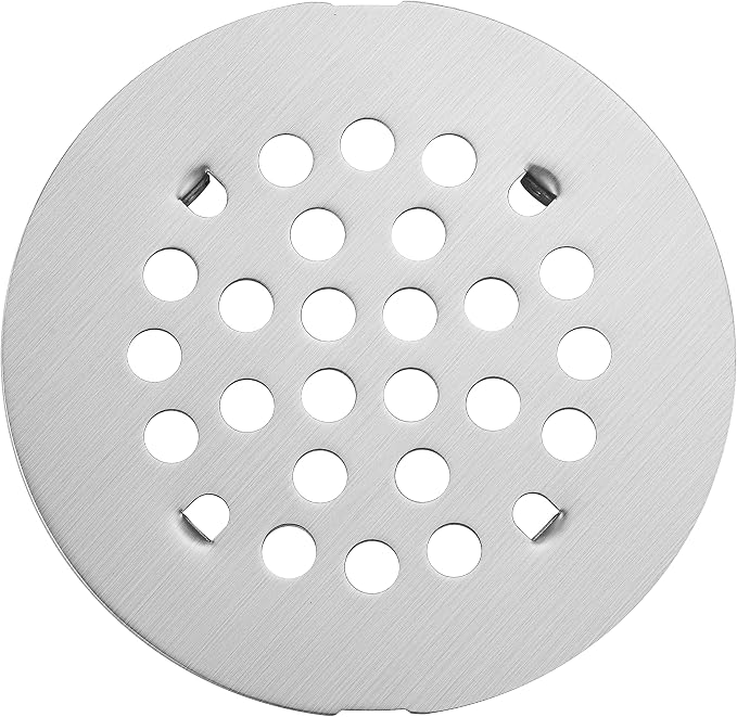 rrajj 4-1/4 Inch Round Snap-in Shower Floor Drain Cover Replacement Cover by RRAJJ