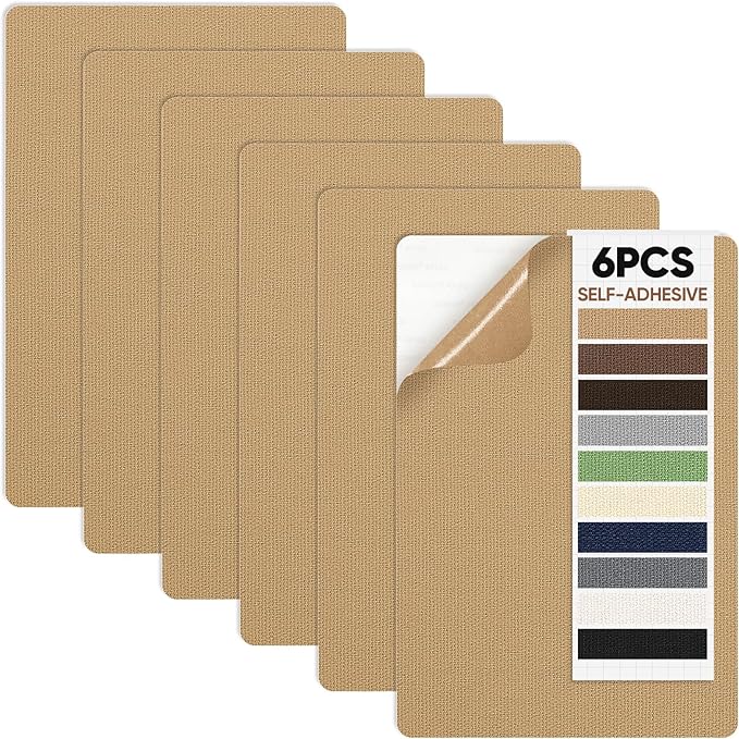 Canvas Repair Patch 5.5 x 8 Inches 6Pcs Self-Adhesive Waterproof Canvas Patch by Unknown