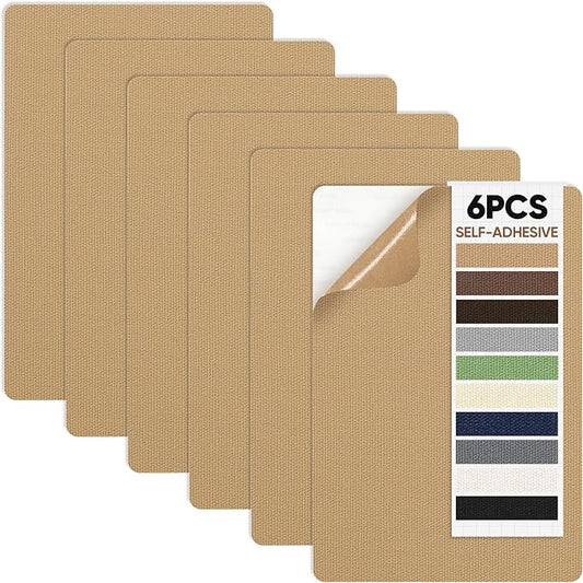 Canvas Repair Patch 5.5 x 8 Inches 6Pcs Self-Adhesive Waterproof Canvas Patch by Unknown