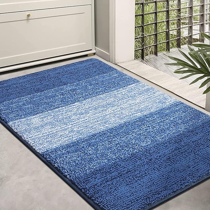 Kitinjoy Indoor Outdoor Door Mat, 36x24 Non-Slip Absorbent Dirt Trapper by Kitinjoy