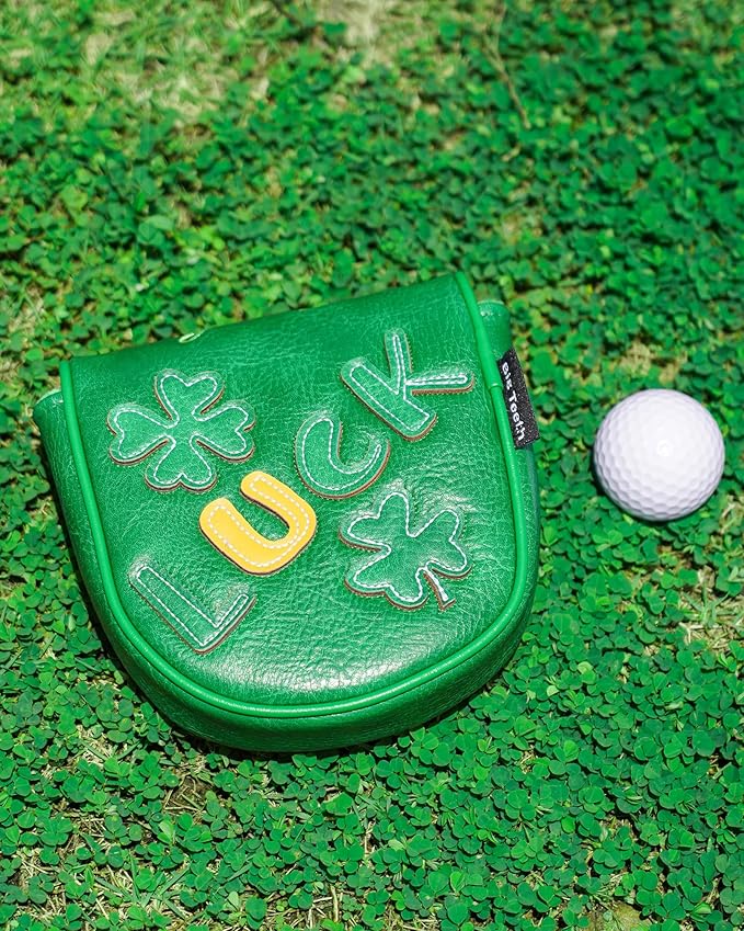 Golf Headcovers Golf Club Head Covers Four Leaf Clover Good Luck Charm - Image 9