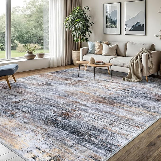 IOHOUZE Abstract Area Rugs 8x10 Ft Washable Large Rugs by iOhouze