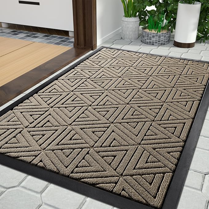 Yimobra Large Door Mat 36x24, All-Weather Waterproof Non-Slip Welcome Matt by Yimobra