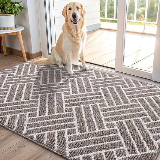 OLANLY Indoor Door Mat, 40x32 Inch, Dirt Resistant and Absorbent, Non-Slip by OLANLY