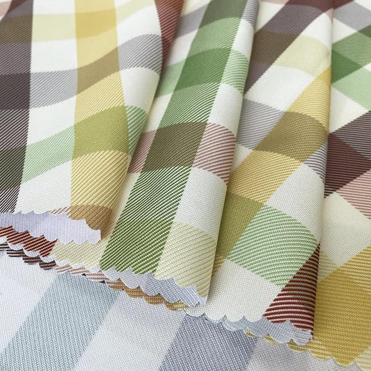 Waterproof Plaid Tablecloth Fabric - Image 2