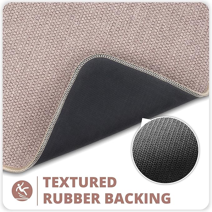 Bath Mat, Ultra Thin Bathroom Rugs, Rubber Bath Mats - Image 4