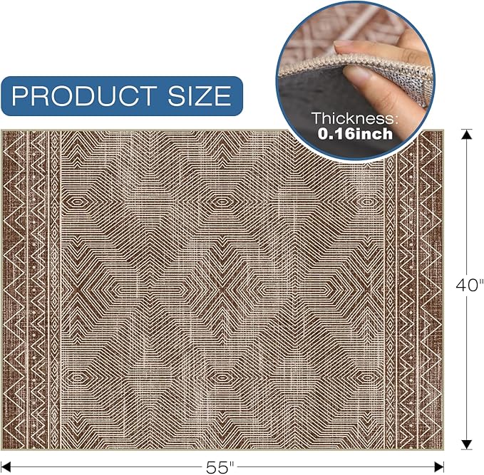 Office Chair Mat for Hardwood & Tile Floor, Anti-Slip Under Desk Rug Floor - Image 2