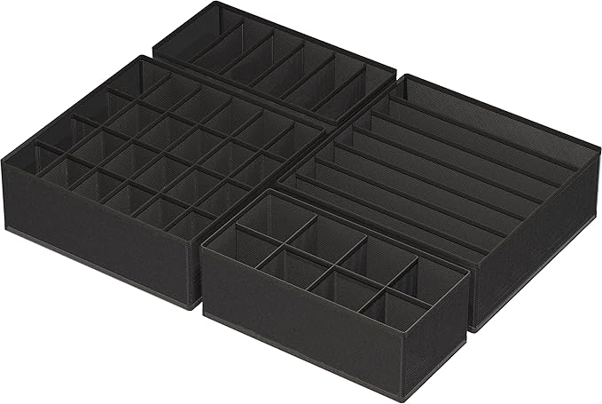 Simple Houseware 4-Pack Drawer Organizer Set - Image 2