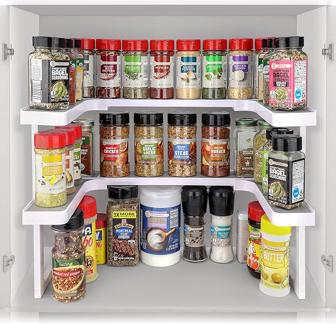 Spicy Shelf Premium – Expandable 2-Tier Spice Rack Organizer - Image 5