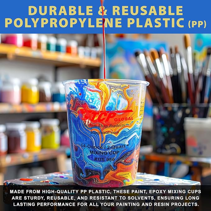 Custom Shop Paint Mixing Cups, 64-Ounce - Image 4
