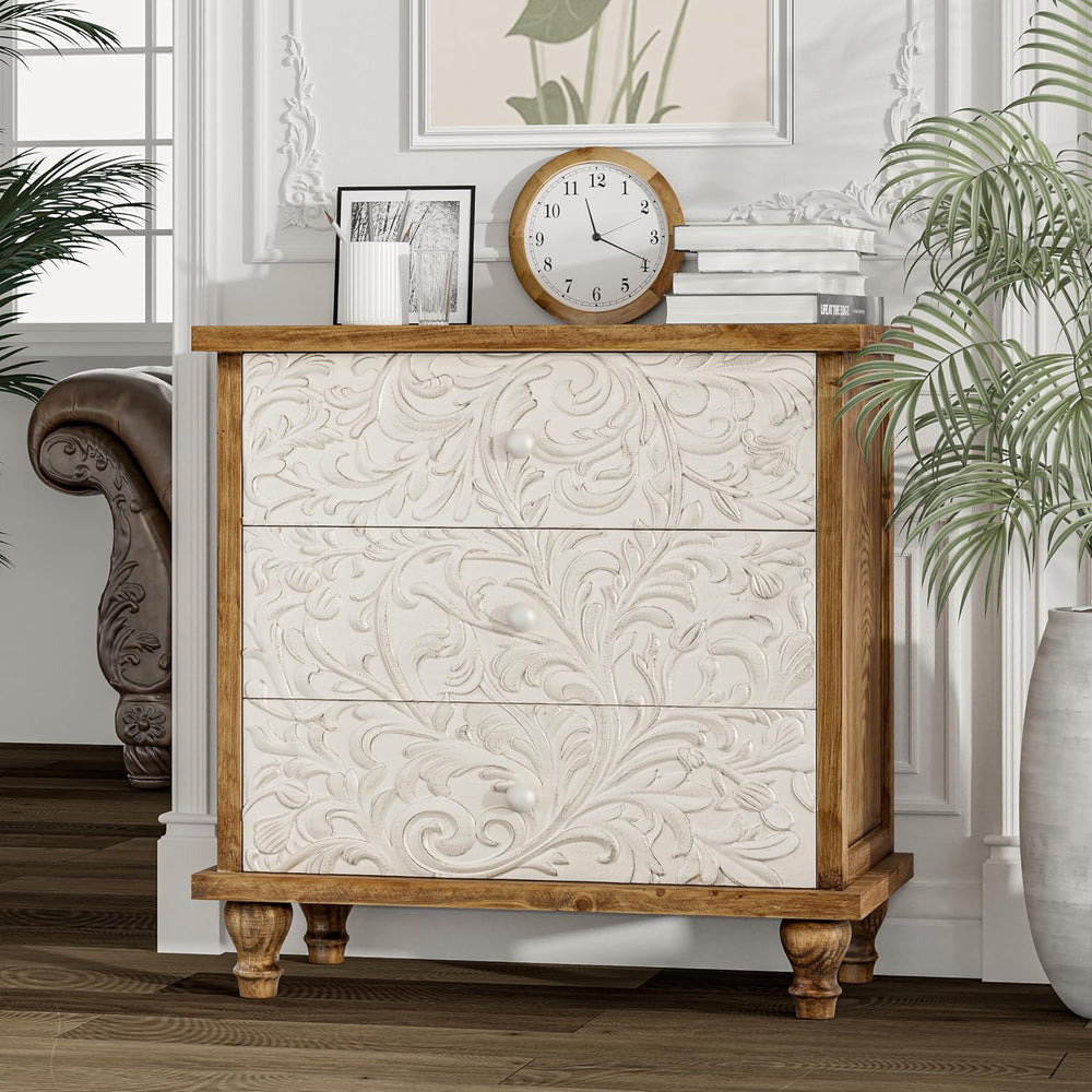 3 Drawer Farmhouse Dresser x 2P