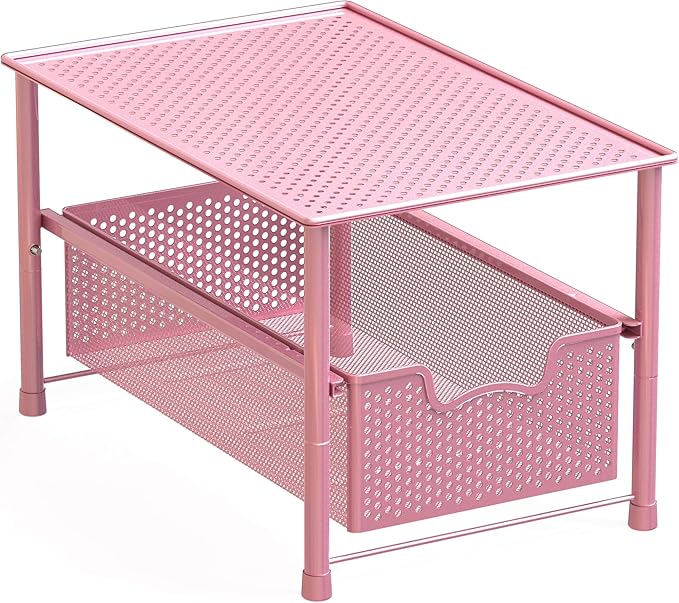 Simple Houseware Stackable Under Sink Cabinet Sliding Basket Organizer Drawer by SimpleHouseware