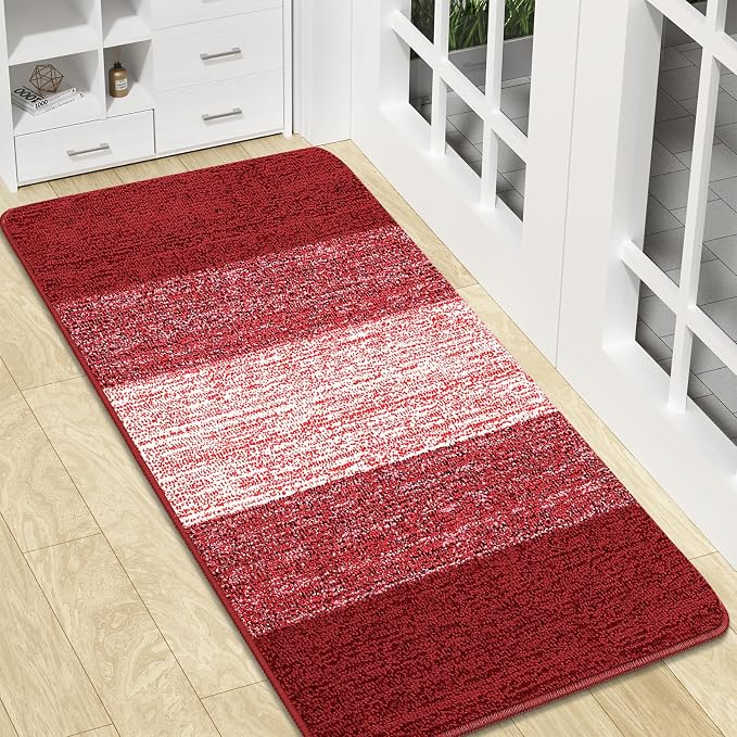 Kitinjoy Indoor Outdoor Door Mat, 47x20 Non-Slip Absorbent Dirt Trapper by Kitinjoy