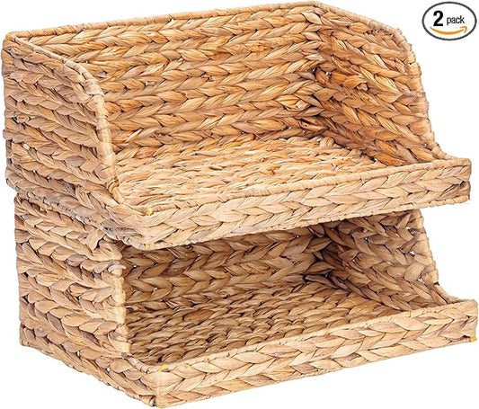 VATIMA Water Hyacinth Storage Baskets by VATIMA