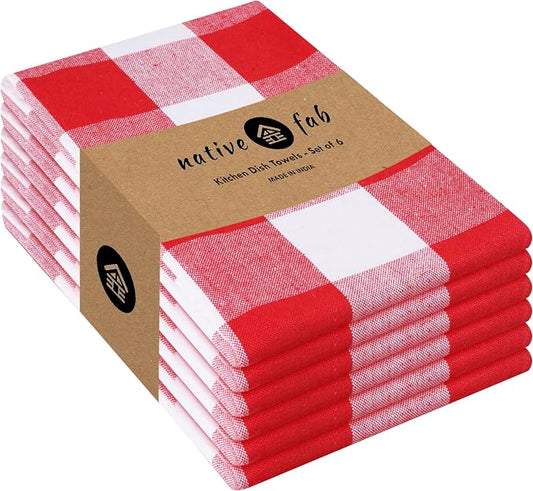 Native Fab 6-Pack Kitchen Towel by NativeFab