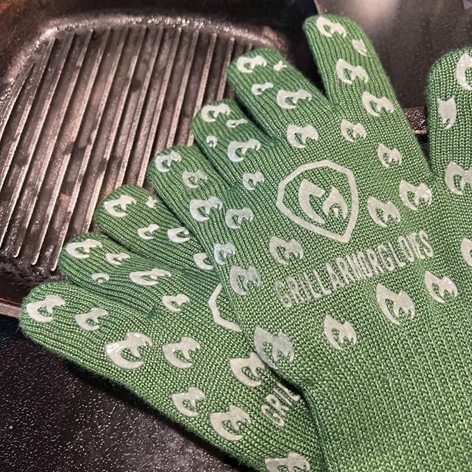 Grill Armor Oven Gloves 932°F Extreme Heat & Cut Resistant Oven Mitts - Image 4