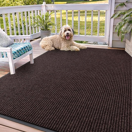 OLANLY Front Door Mat Indoor Outdoor Entrance, Waterproof Heavy Duty Doormat by OLANLY