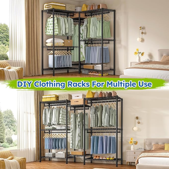 Raybee Clothes Rack Heavy Duty，Clothing Racks - Image 3