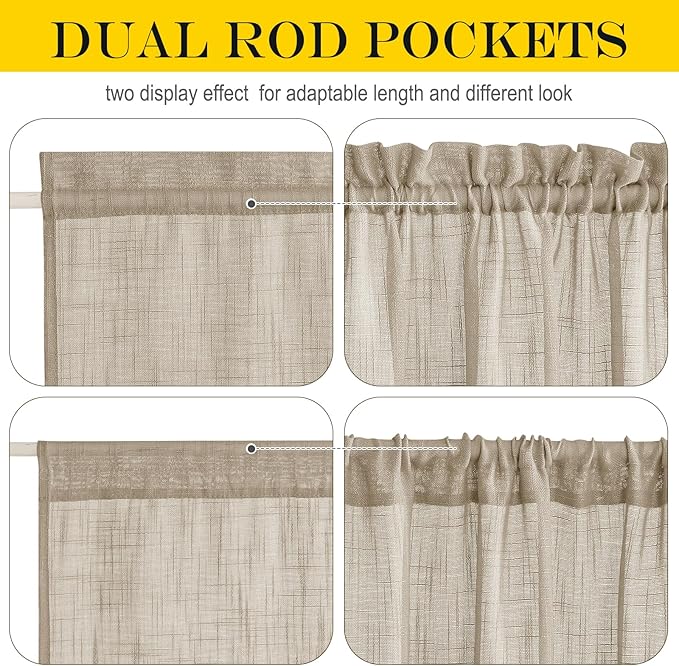 NICETOWN French Door Curtain Panel - Image 2