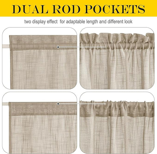 NICETOWN Sheer Door Panel Curtain - Image 2