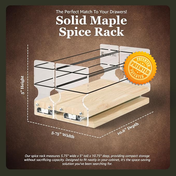 Vertical Spice Combo Spice Rack Drawer - Image 4